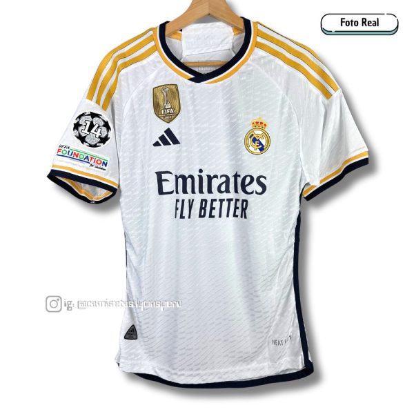 CAMISETA REAL MADRID 2023/24 (1ERA EQUIPACIÓN) VERSIÓN JUGADOR