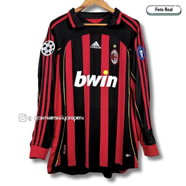 AC MILAN 2006/07 (1ERA EQUIPACIÓN) MANGA LARGA