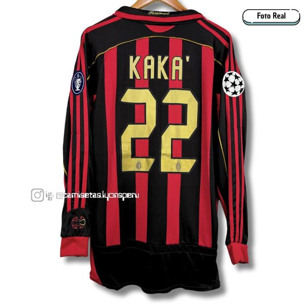 AC MILAN 2006/07 (1ERA EQUIPACIÓN) MANGA LARGA