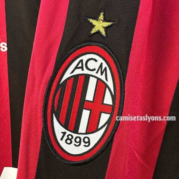 CAMISETA AC MILAN 2009/10 (1ERA EQUIPACIÓN) MANGA LARGA