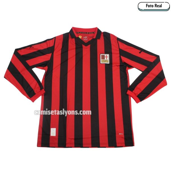 CAMISETA AC MILAN 125 AÑOS MANGA LARGA