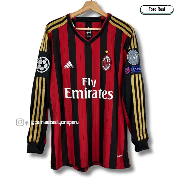 AC MILAN 2013/14 (1ERA EQUIPACIÓN) MANGA LARGA