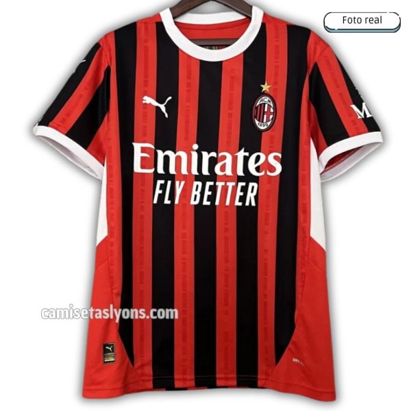 AC MILAN 2024/25 (1ERA EQUIPACIÓN) VERSIÓN FAN