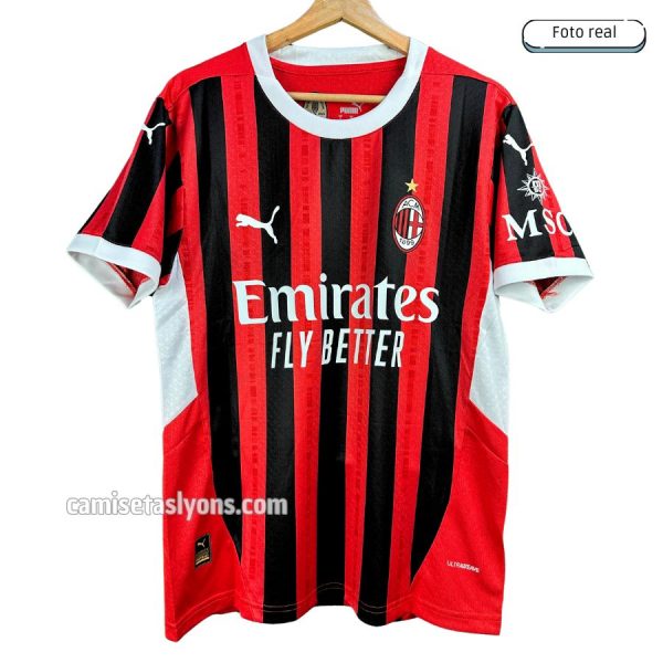 AC MILAN 2024/25 (1ERA EQUIPACIÓN) VERSIÓN JUGADOR