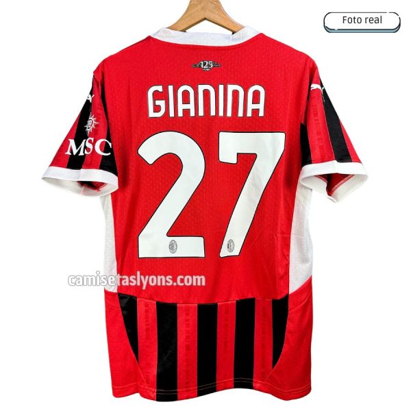 AC MILAN 2024/25 (1ERA EQUIPACIÓN) VERSIÓN JUGADOR