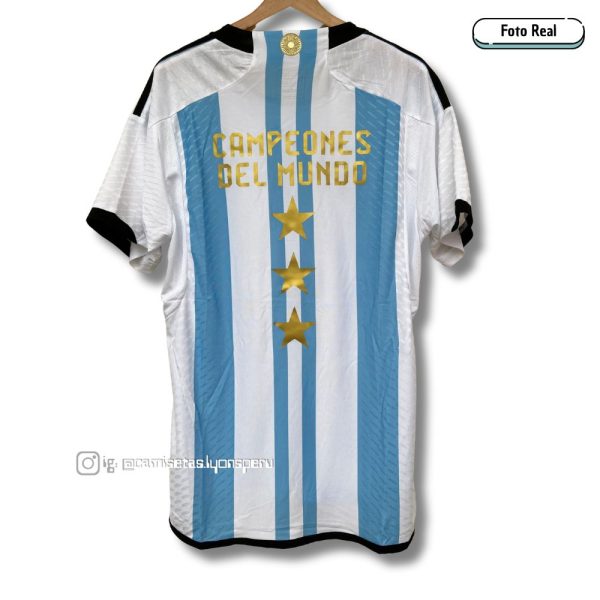 ARGENTINA 2022/23 VERSIÓN JUGADOR (DORSAL ESPECIAL – CAMPEONES DEL MUNDO)