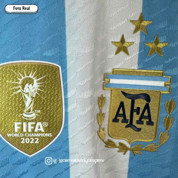 ARGENTINA 2022/23 VERSIÓN JUGADOR (DORSAL ESPECIAL – CAMPEONES DEL MUNDO)