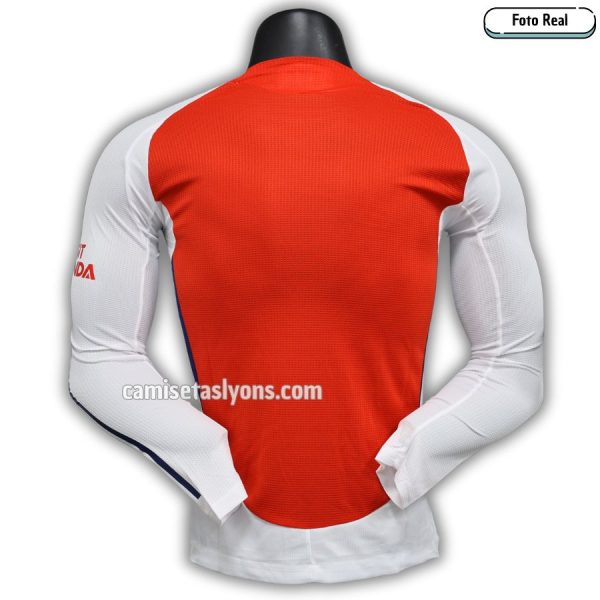 CAMISETA ARSENAL 2024/25 (1ERA EQUIPACIÓN) VERSIÓN JUGADOR MANGA LARGA