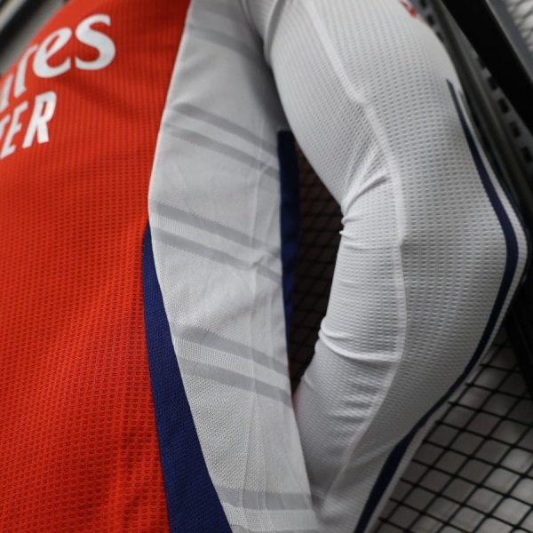 CAMISETA ARSENAL 2024/25 (1ERA EQUIPACIÓN) VERSIÓN JUGADOR MANGA LARGA
