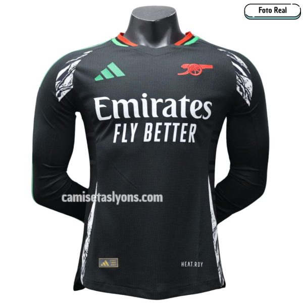 CAMISETA ARSENAL 2024/25 (2DA EQUIPACIÓN) VERSIÓN JUGADOR MANGA LARGA