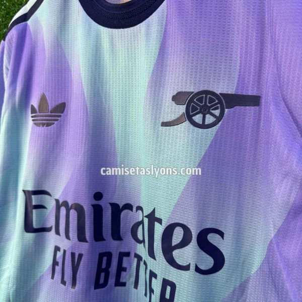 CAMISETA ARSENAL 2024/25 (3ERA EQUIPACIÓN) VERSIÓN JUGADOR MANGA LARGA