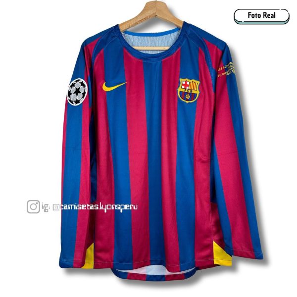 FC BARCELONA 2005/06 (1ERA EQUIPACIÓN) MANGA LARGA