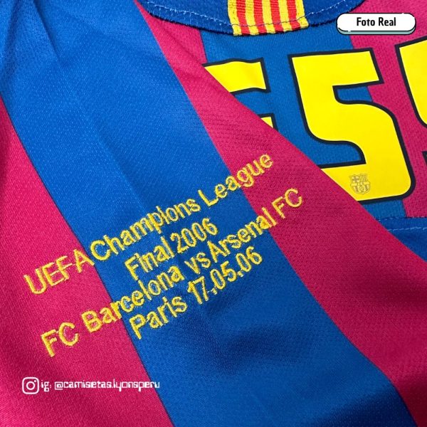 FC BARCELONA 2005/06 (1ERA EQUIPACIÓN) MANGA LARGA