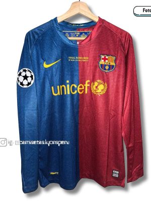 FC BARCELONA 2008/09 (1ERA EQUIPACIÓN) MANGA LARGA – FINAL ROMA 2009