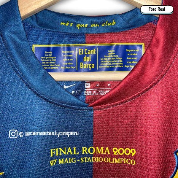 FC BARCELONA 2008/09 (1ERA EQUIPACIÓN) MANGA LARGA – FINAL ROMA 2009