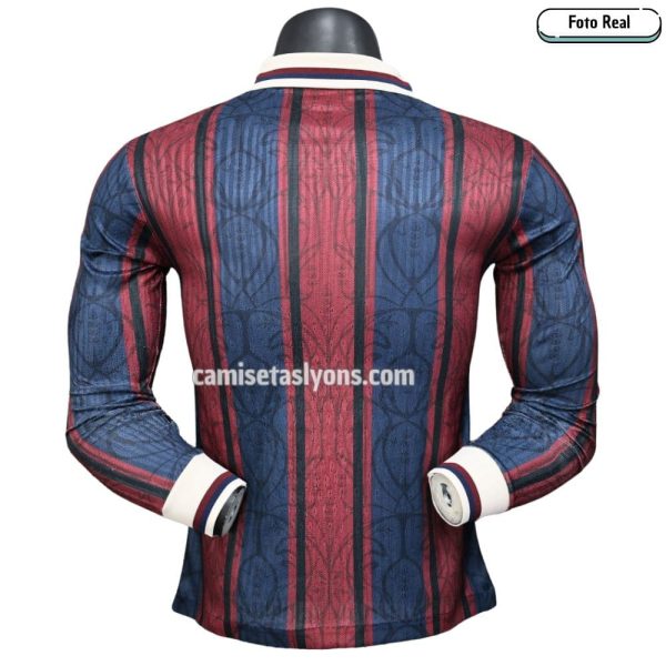 CAMSIETA FC BARCELONA 125 AÑOS VERSIÓN JUGADOR MANGA LARGA