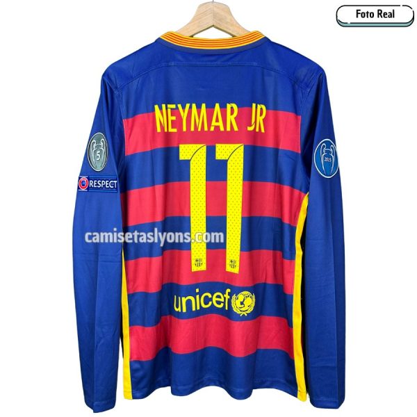 CAMISETA FC BARCELONA 2015/16 (1ERA EQUIPACIÓN) MANGA LARGA