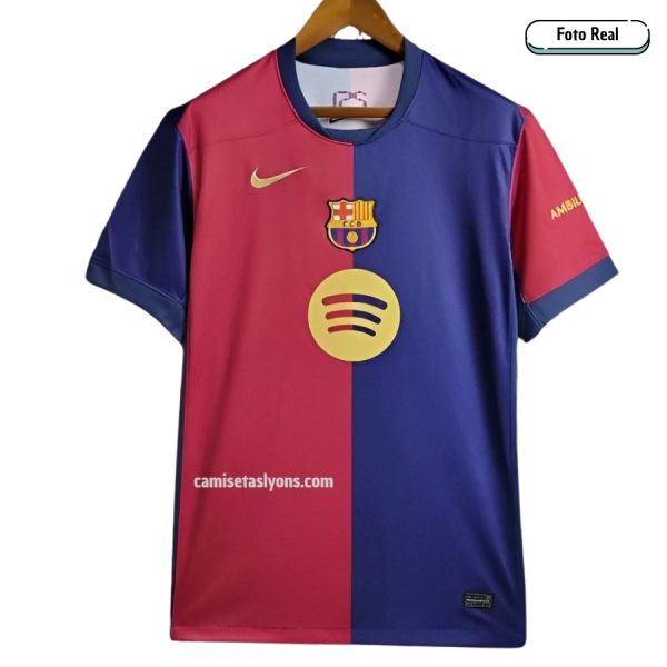 CAMISETA FC BARCELONA 2024/25 (1ERA EQUIPACIÓN) VERSIÓN FAN