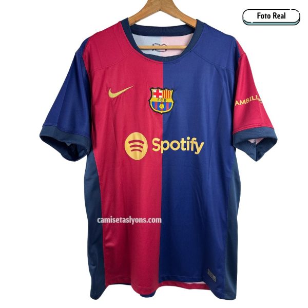 CAMISETA FC BARCELONA 2024/25 (1ERA EQUIPACIÓN) VERSIÓN FAN (LETRAS SPOTIFY)