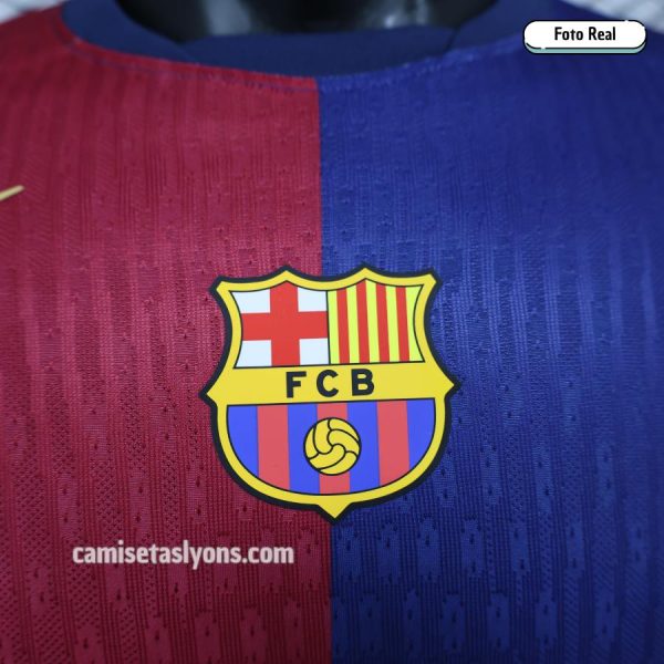 FC BARCELONA 2024/25 – KIT VERSIÓN JUGADOR MANGA LARGA