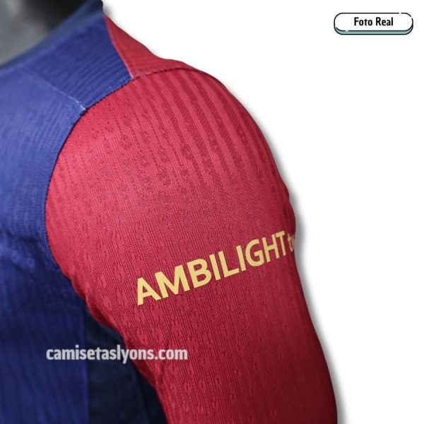 FC BARCELONA 2024/25 (1ERA EQUIPACIÓN) VERSIÓN JUGADOR MANGA LARGA