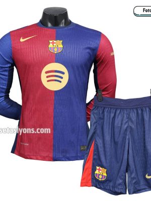 FC BARCELONA 2024/25 – KIT VERSIÓN JUGADOR MANGA LARGA