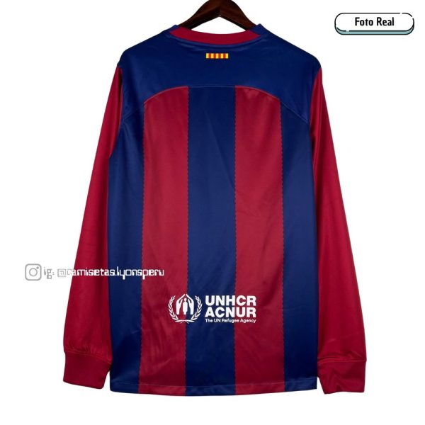 FC BARCELONA 2023/24 (1ERA EQUIPACIÓN) VERSIÓN FAN – MANGA LARGA