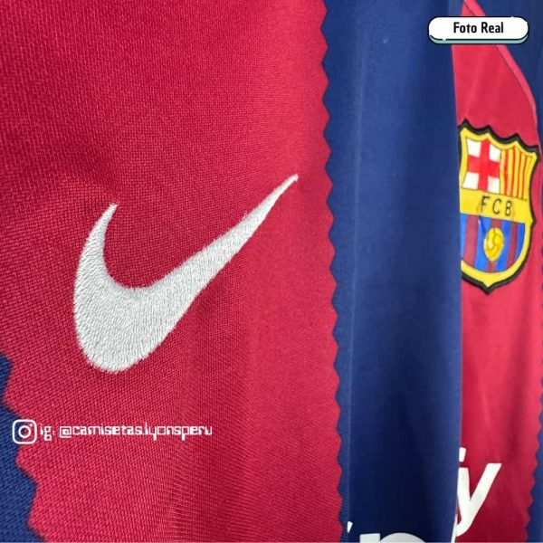 FC BARCELONA 2023/24 (1ERA EQUIPACIÓN) VERSIÓN FAN – MANGA LARGA