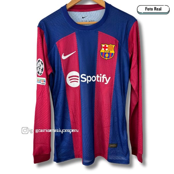 FC BARCELONA 2023/24 (1ERA EQUIPACIÓN) VERSION JUGADOR – MANGA LARGA