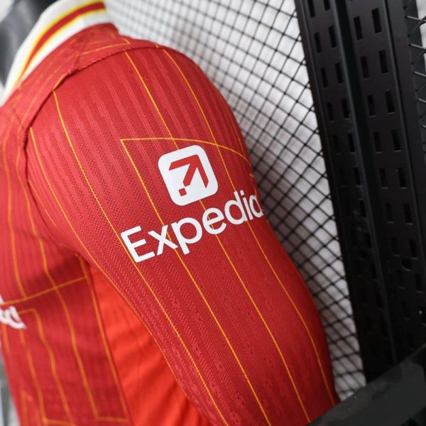 CAMISETA LIVERPOOL 2024/25 (1ERA EQUIPACIÓN) VERSIÓN JUGADOR MANGA LARGA