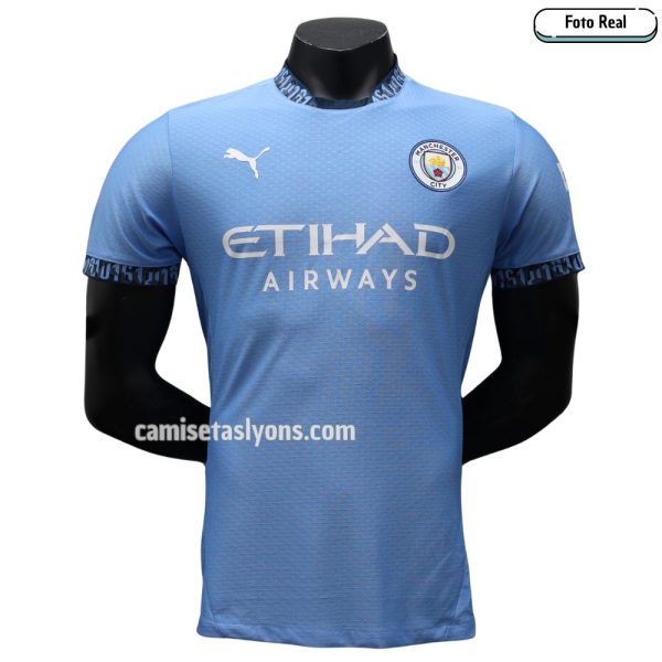 CAMISETA MANCHESTER CITY 2024/25 (1ERA EQUIPACIÓN) VERSIÓN JUGADOR