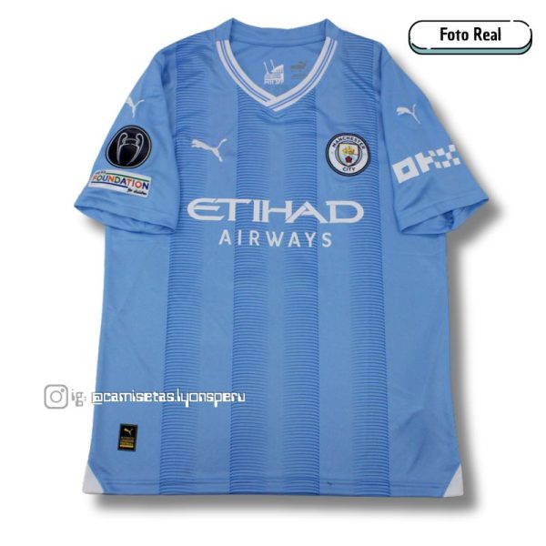 MANCHESTER CITY 2023/24 (1ERA EQUIPACIÓN) VERSIÓN FAN