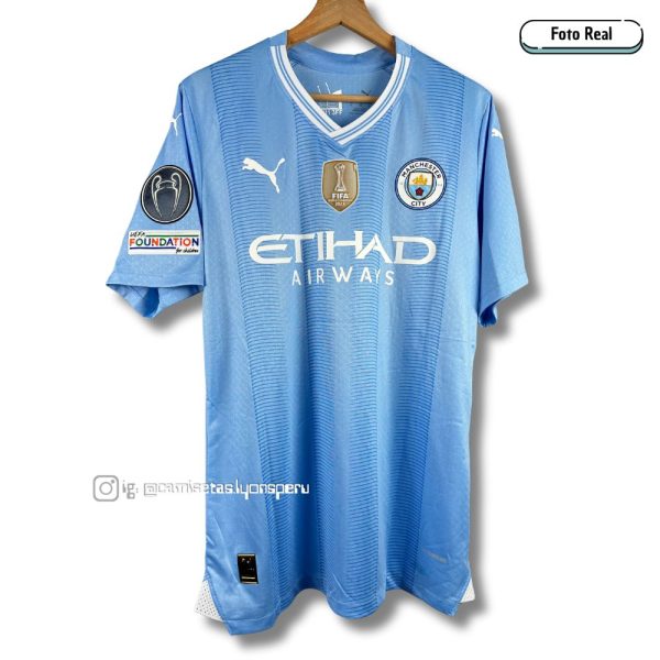 MANCHESTER CITY 2023/24 (1ERA EQUIPACIÓN) VERSIÓN JUGADOR