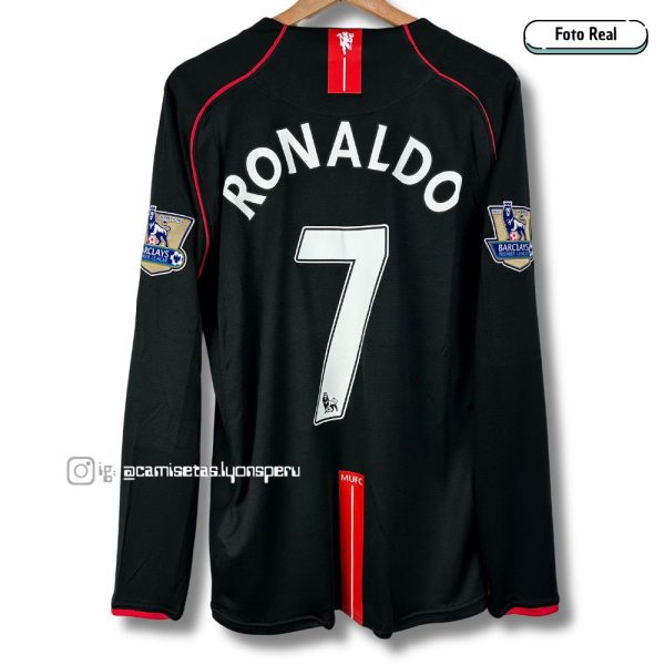 MANCHESTER UNITED 2007/08 (2DA EQUIPACIÓN) – MANGA LARGA