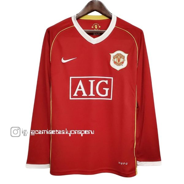 MANCHESTER UNITED 2006/07 (1ERA EQUIPACIÓN) MANGA LARGA