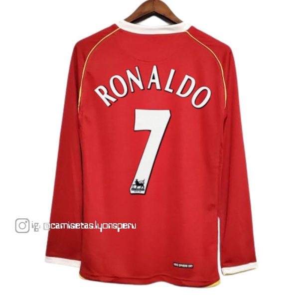 MANCHESTER UNITED 2006/07 (1ERA EQUIPACIÓN) MANGA LARGA