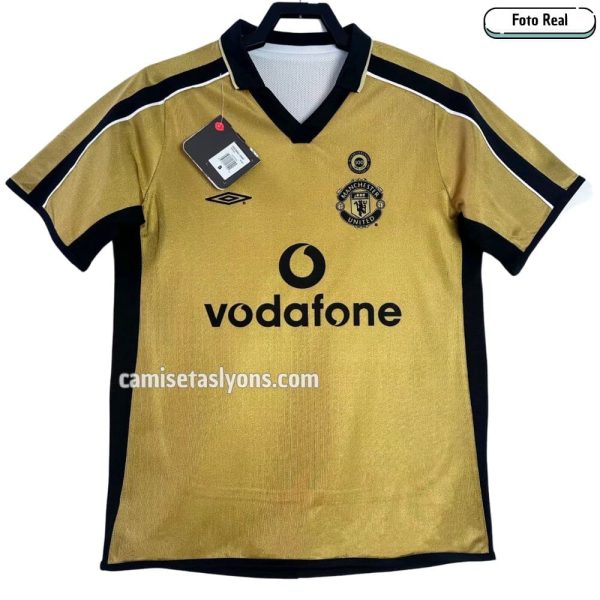 CAMISETA MANCHESTER UNITED 2001/02 (REVERSIBLE) 2DA EQUIPACIÓN