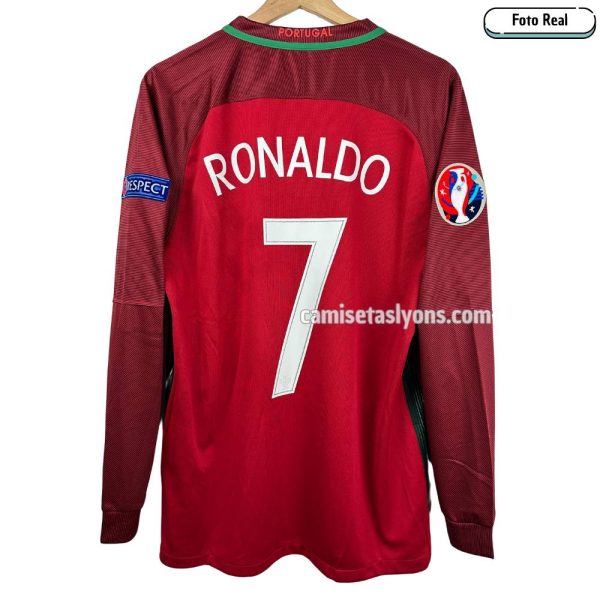 CAMISETA PORTUGAL 2016 MANGA LARGA – FINAL EURO 2016
