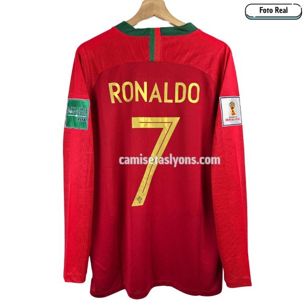 CAMISETA PORTUGAL 2018 MANGA LARGA (MUNDIAL RUSIA 2018)