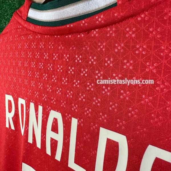 CAMISETA PORTUGAL 2025 (LOCAL) VERSIÓN JUGADOR – MANGA LARGA