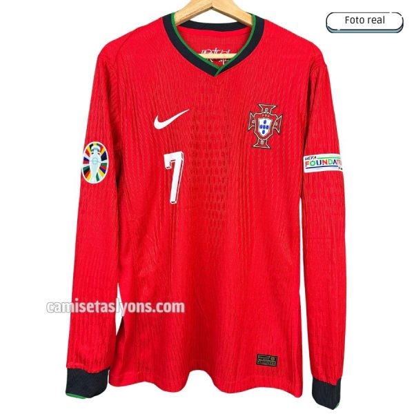 CAMISETA PORTUGAL 2024/25 (LOCAL) VERSIÓN JUGADOR – MANGA LARGA