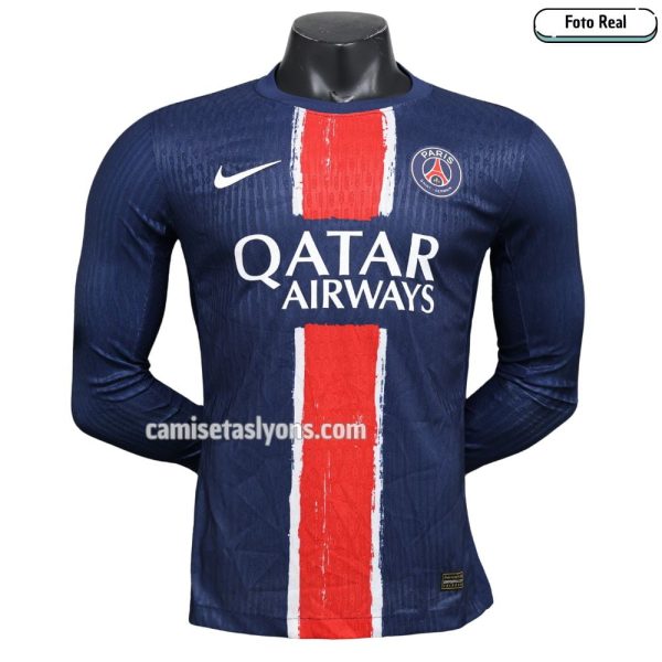 CAMSIETA PSG 2024/25 (1ERA EQUIPACIÓN) VERSIÓN JUGADOR MANGA LARGA