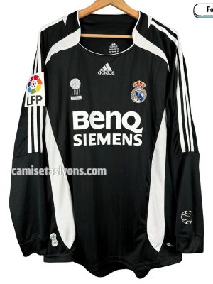 CAMISETA REAL MADRID 2006/07 (2DA EQUIPACIÓN) MANGA LARGA