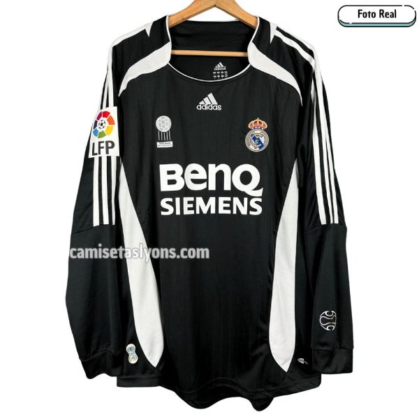 CAMISETA REAL MADRID 2006/07 (2DA EQUIPACIÓN) MANGA LARGA
