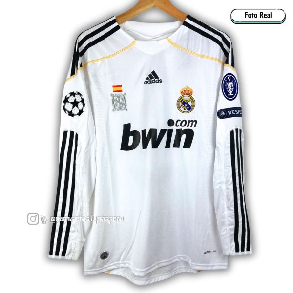 CAMISETA REAL MADRID 2009/10 MANGA LARGA (1ERA EQUIPACIÓN)