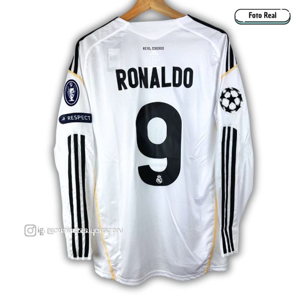 CAMISETA REAL MADRID 2009/10 MANGA LARGA (1ERA EQUIPACIÓN)