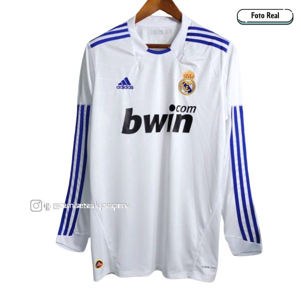 CAMISETA REAL MADRID 2010/11 (1ERA EQUIPACIÓN) MANGA LARGA