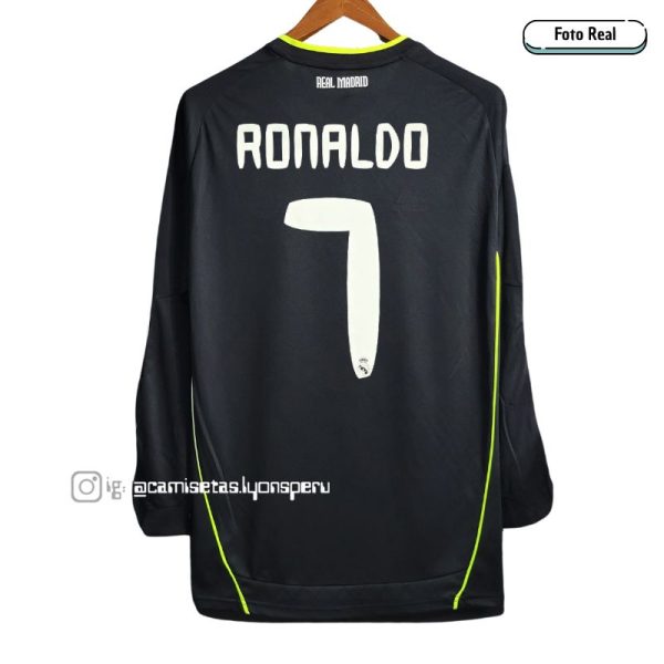 CAMISETA REAL MADRID 2010/11 (2DA EQUIPACIÓN) MANGA LARGA