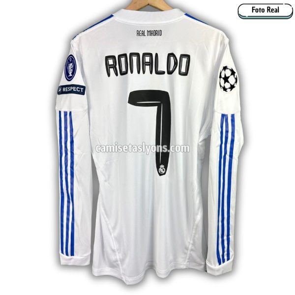 CAMISETA REAL MADRID 2010/11 VERSIÓN JUGADOR MANGA LARGA
