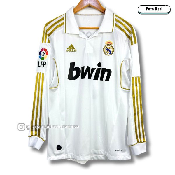 CAMISETA REAL MADRID 2011/12 (1ERA EQUIPACIÓN) MANGA LARGA